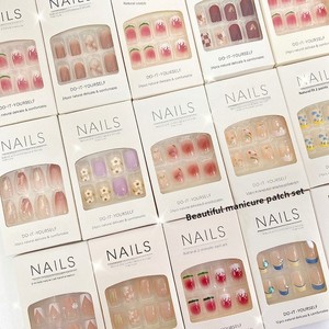 <span class=keywords><strong>Faux</strong></span> <span class=keywords><strong>ongles</strong></span> autocollants amovibles faits main, style TikTok influenceur, tendance française, très demandés - Product Image 2
