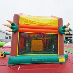 Château gonflable commercial pour enfants, combo dinosaure, avec toboggan, pour extérieur - Product Image 4