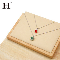 Vente en gros de nouveau conteneur de bijoux en bois écologique support de bague et boucles d'oreilles présentoir pour magasin support fenêtre affichage accessoires