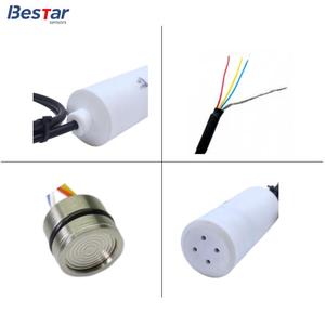 חיישן מפלס נוזלים קורוזיביים 100 מטר טבול, עמיד בפני קורוזיה, מים עם אמוניה, חיישן מפלס נוזלים קורוזיביים Ptfe, 4-20mA 24V - Product Image 3