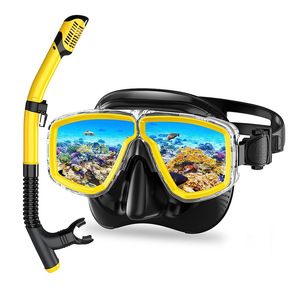Máscara de Snorkel y Set de Snorkel HhaoSport, Talla Única, Equipo de Buceo de PVC y Silicona para Natación y Snorkel - Product Image 1