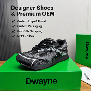 Zapatillas de Diseño de Lujo 2026 para Hombre y Mujer, de Cuero y Malla de Alta Calidad, Color Negro y Plateado, Plataforma Gruesa, Estilo Deportivo Casual, Nuevo - Product Image 1
