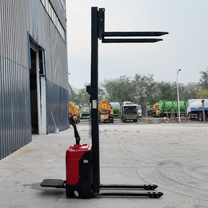 Chinese Factory <strong>Electric</strong> Pallet <strong>Stacker</strong> Stand on Type 1.5 Ton 2 Ton Full <strong>Electric</strong> <strong>Stacker</strong> with <strong>Straddle</strong> Legs - Product Image 3