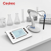 High Accuracy Water Analyzer Digital ph Meter Benchtop ph Meter LCD Display Digital Ph Tester Handheld Benchtop Meter