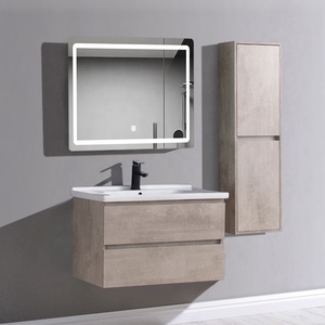 Gabinete de Lavabo Montado en Pared <span class=keywords><strong>con</strong></span> Cajones Silenciosos de Doble Capa y Mueble <span class=keywords><strong>con</strong></span> <span class=keywords><strong>Espejo</strong></span> y Luz <span class=keywords><strong>para</strong></span> <span class=keywords><strong>Baño</strong></span> - Product Image 6