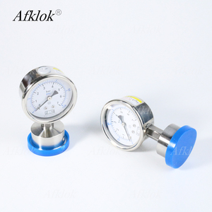 1-1/2 \ "50.5mm 316 raccordo radiale in acciaio inox manometro 0-100psi per la misurazione della pressione del Gas - Product Image 3