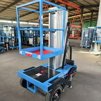 Plateforme élévatrice hydraulique électrique 4m 6m 8m Plateforme élévatrice portable en alliage d'aluminium Plateforme télescopique à vendre