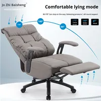 Chaise de patron haut de gamme meubles de maison confortables et modernes caractéristiques de sieste de bureau inclinable pour une longue séance à la maison en cuir