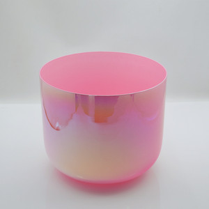 Cuenco de Cristal Alquímico HF para Baño de Sonido Curativo, Cuarzo Transparente, Rosa Opaco, <span class=keywords><strong>Cuencos</strong></span> de Sonido de Cristal de Luz Cósmica para Meditación - Product Image 3