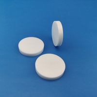 Biscuit de plaque de disque en céramique d'alumine réfractaire beige Al2O3 isolant