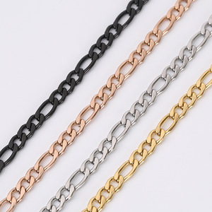 Corrente cubana de aço inoxidável 316L por atacado, ideal para fabricação de colares DIY, acessórios de joalheria banhados a ouro e prata PVD. - Product Image 5