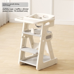 Silla de Comer y Estudiar Portátil de Plástico Multiusos Feelbaby con Almacenamiento y Ajustes para Mayores de 6 <span class=keywords><strong>Meses</strong></span> - Product Image 6