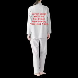 <span class=keywords><strong>Pigiama</strong></span> da <span class=keywords><strong>Uomo</strong></span> Personalizzato Stampa su Richiesta Set Manica Lunga e Pantaloni Lunghi in Poliestere - Product Image 3