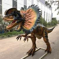 Modèle de dinosaure réaliste animatronique électrique simulé pour parc d'attractions