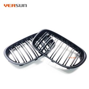Rejilla delantera de riñón doble para <span class=keywords><strong>BMW</strong></span>, accesorio de color negro con acabado brillante, de alta calidad, modelos serie 7: 2008, <span class=keywords><strong>2010</strong></span>, 2012, 2013 y 2014, F01 - Product Image 3
