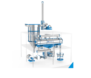 Séchoir à lit fluidisé continu à fonctionnement entièrement automatique basé sur un contrôle PLC/non-PLC pour l'industrie chimique, conception économe en énergie - Product Image 1