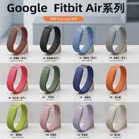 Google Fitbit Air : Tracker d'activité sans écran avec suivi de la fréquence cardiaque et du sommeil, compatible iOS et Android, Obsidian