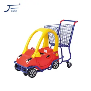 슈퍼마켓 쇼핑몰 어린이 플라스틱 트롤리 자동차 아기 쇼핑 카트