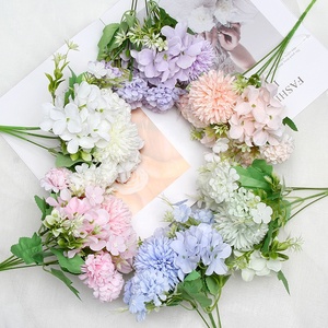 Ramo de novia de Rosa nórdica <span class=keywords><strong>con</strong></span> <span class=keywords><strong>flores</strong></span> artificiales de peoní<span class=keywords><strong>a</strong></span> de seda para decoración, <span class=keywords><strong>flores</strong></span> artificiales de boda, color rosa - Product Image 4