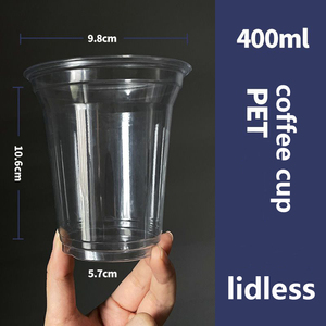 98 Caliber PET Disposable Cold <b>Drink</b> <b>Cups</b> Wholesale Thickened Coffee <b>Cups</b> with Lids Custom for Latte Milk Tea Business - Product Image 3