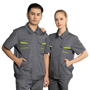 100% कपास कस्टम लोगो काम के कपड़े पहनने के लिए काम करते हैं - Product Image 3