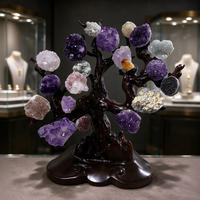 Arbre en cristal naturel de haute qualité, arbre en cristal d'améthyste avec base, ornement de décoration pour la maison et cadeau