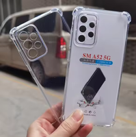 Coque de téléphone transparente souple en TPU antichoc de 1,5 mm pour Samsung S26 Ultra S25 S24 S23 S25edge A56 A73 A36 A17