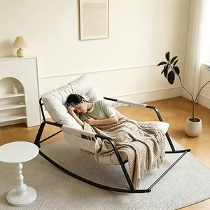 Fauteuil inclinable double pour sieste adulte, canapé paresseux design pour balcon, salon, intérieur, mobilier élégant pour le confort quotidien à la maison - Product Image 6