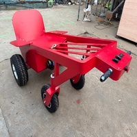 Chariot électrique robuste pour remorque de structure gonflable