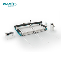 Machine de découpe au jet d'eau CNC WAMIT haute précision 3 axes 5 axes pour verre, carrelage, pierre 1010 3020 1515 1212 3015, découpe de métal 60000 Psi