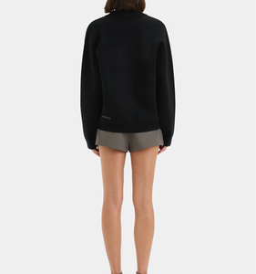 Personnalisé en gros de haute qualité luxueux 100% laine <span class=keywords><strong>mérinos</strong></span> automne femmes <span class=keywords><strong>pull</strong></span> en tricot mode décontracté femmes <span class=keywords><strong>pull</strong></span> - Product Image 3