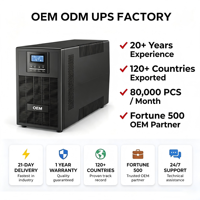 UPS de haute qualité, original, 30KVA 40KVA, triphasé, en ligne, double conversion, onde sinusoïdale pure, réseau