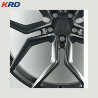 Ruedas Aprobadas por DOT 20x9 5x120 ET38 72.6mm, Monobloque Negro Mate, Servicio Personalizado de PCD y ET para Ruedas de Aleación de Automóviles de Pasajeros
