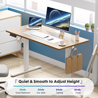 Bureau électrique réglable en hauteur 40x24 pouces, poste de travail informatique assis-debout ergonomique, table de bureau – Meilleures ventes