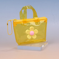 Porte-monnaie transparent personnalisé UIOWIO en PVC, mini sac de rangement pour écouteurs, porte-clés, petit porte-monnaie étanche