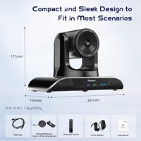Sistema de Videoconferencia con Cámara PTZ de Seguimiento IA Full HD 1080P, Suministro de Fábrica OEM ODM, para Transmisión en Vivo, con Buen Precio