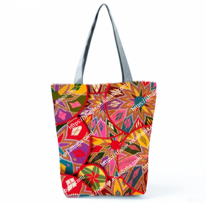 Borsa Tote Sheba personalizzata con stampa Tigray Art Design | Piastrina <span class=keywords><strong>Saba</strong></span> | Eredità etiopica | Tela in poliestere | Taglie Multiple disponibili - Product Image 5