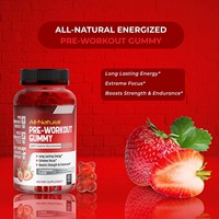 Permen Gummy Pre-Workout Label Pribadi OEM untuk Dewasa dengan Creatine Monohydrate yang Ditingkatkan untuk Pertumbuhan Otot & Manajemen Energi