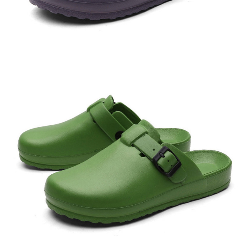 Adjustable Buckle Slippers Sandals Women Outdoor Indoor Soft Sole Sandals for Men