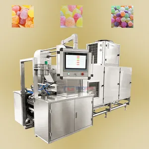 automatic gummy jelly candy making machinery food production line complete gummy/jelly making machine (GD300Q)