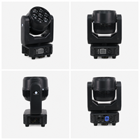 Projecteur LED mobile 7x40W RGBW 4-en-1 avec zoom, contrôle de pixel unique, DMX512 RDM, effet Bee-Eye, pour scène, DJ, discothèque, bar