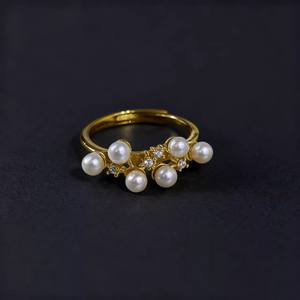 10750DIY Accesorios de Perlas, Anillo de Plata S925 con Base Vacía para Perlas Redondas de 9-11 mm, Fornituras y Componentes de Joyería - Product Image 4