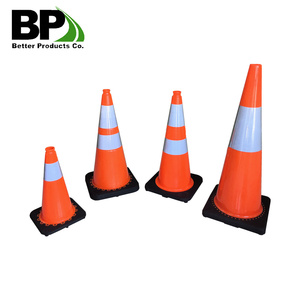 Cono de Seguridad Vial de PVC con Cuello Reflectante para Construcción de Carreteras y Control de Tráfico - Product Image 5