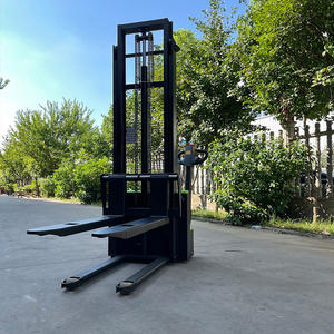 מערם משטח חשמלי מלא חם מלא 2 קיבולת טון טעינה הידראולי הליכה מלגזה עם טעינה סוללה הליכה משאית להרים - Product Image 6