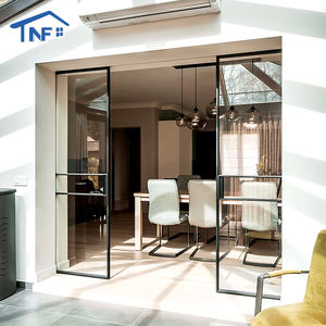 Sistema di Porte Scorrevoli in Vetro con Binario Nascosto, Porte a Scomparsa con Chiusura Morbida per Casa - Product Image 2