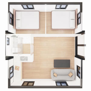 Maison de villa préfabriquée de luxe moderne Conteneur pliable extensible de qualité durable Maison préfabriquée la plus récente - Product Image 3