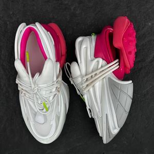 Chaussures de sport unisexes en cuir véritable bleu ardoise à bout fermé, lacées, faites à la main, confortables, légères, anti-odeur, sécuritaires - Product Image 4