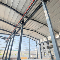 Estructura de Acero Q235/Q345 de Alta Resistencia al Viento para Edificios Industriales, Diseño Ventilado Ecológico para Talleres y Almacenes