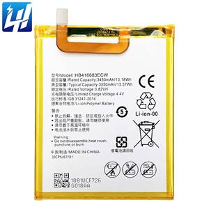 Dctenone แบตเตอรี่โทรศัพท์มือถือ HB416683ECW 3450มิลลิแอมป์ต่อชั่วโมงสำหรับ Huawei <span class=keywords><strong>Google</strong></span> <span class=keywords><strong>Ascend</strong></span> Nexus 6P H1512 H1511 - Product Image 2
