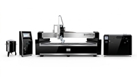 Machine à jet d'eau CNC multifonctionnelle 5 axes YUANLI pour l'acier inoxydable, le métal, la pierre, le verre, la céramique et les composites